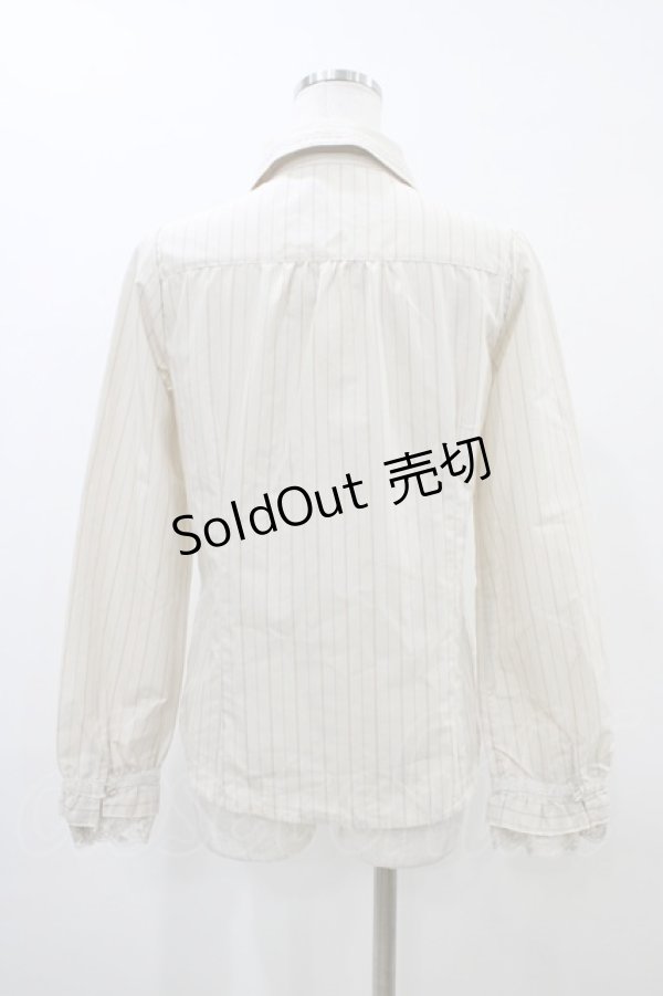 画像2: axes femme / ストライプブラウス M 生成り H-26-03-24-1059-AX-BL-NS-ZH (2)