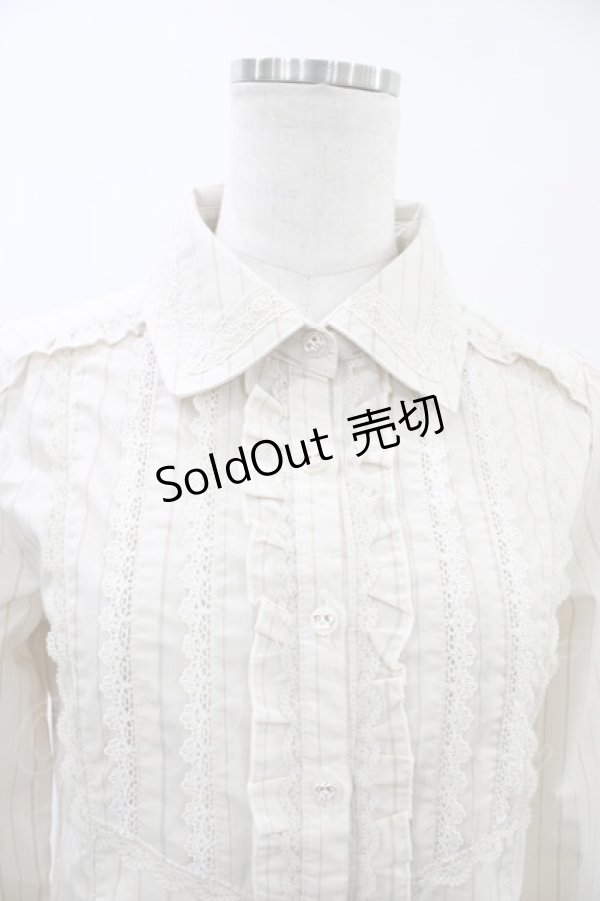 画像3: axes femme / ストライプブラウス M 生成り H-26-03-24-1059-AX-BL-NS-ZH (3)