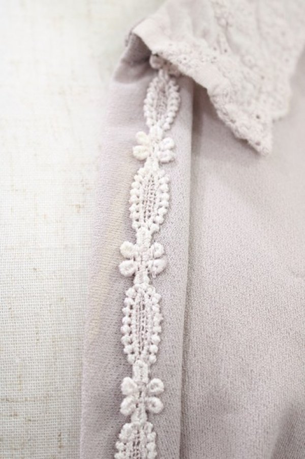 画像3: axes femme / レース切替ボレロ M ラベンダー H-26-03-24-1060-AX-TO-NS-ZH (3)