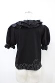 画像2: Amavel / ラッフルフリルカットソー Free ブラック H-26-03-24-1063-CA-TO-NS-ZH (2)