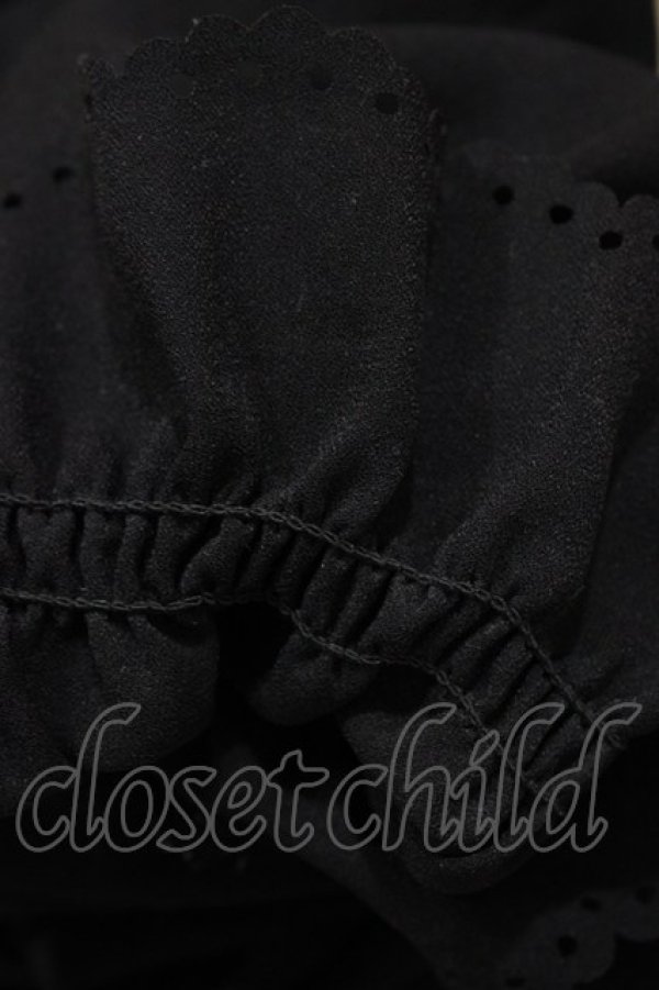 画像4: Amavel / ラッフルフリルカットソー Free ブラック H-26-03-24-1063-CA-TO-NS-ZH (4)