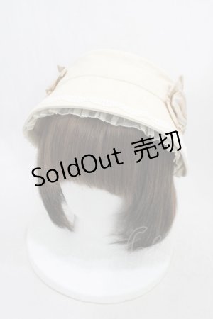画像: アノンハット / 小公女のボンネット  生成り H-26-03-24-1009-0-AC-NS-ZH