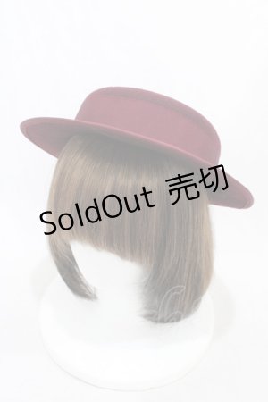 画像: Victorian maiden / エレガントリボンキャノチェ  ボルドー H-26-03-24-1010-CL-AC-NS-ZH