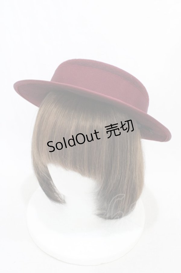 画像1: Victorian maiden / エレガントリボンキャノチェ  ボルドー H-26-03-24-1010-CL-AC-NS-ZH (1)