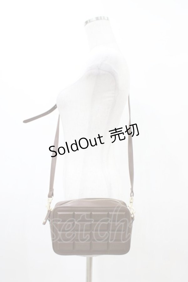 画像1: Maison de FLEUR / ショコラショルダーバッグ  ブラウン H-26-03-24-1011-LO-BG-NS-ZH (1)