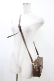 画像2: Maison de FLEUR / ショコラショルダーバッグ  ブラウン H-26-03-24-1011-LO-BG-NS-ZH (2)