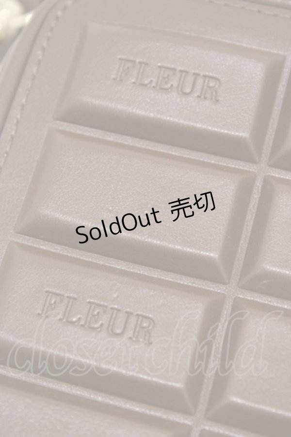 画像4: Maison de FLEUR / ショコラショルダーバッグ  ブラウン H-26-03-24-1011-LO-BG-NS-ZH (4)