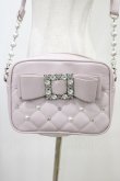 画像3: NOEMIE / お嬢さんビジューリボンショルダーバッグ  ピンク H-26-03-24-1013-LO-BG-NS-ZH (3)