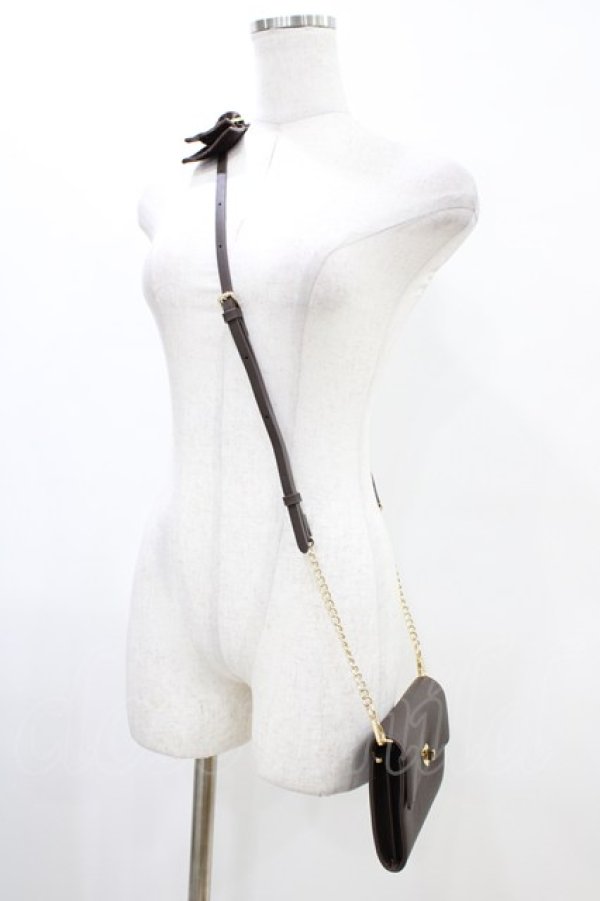 画像2: m petit by misako / AM*ハートリボンSLD  ブラウン H-26-03-24-1014-LO-BG-NS-ZH (2)