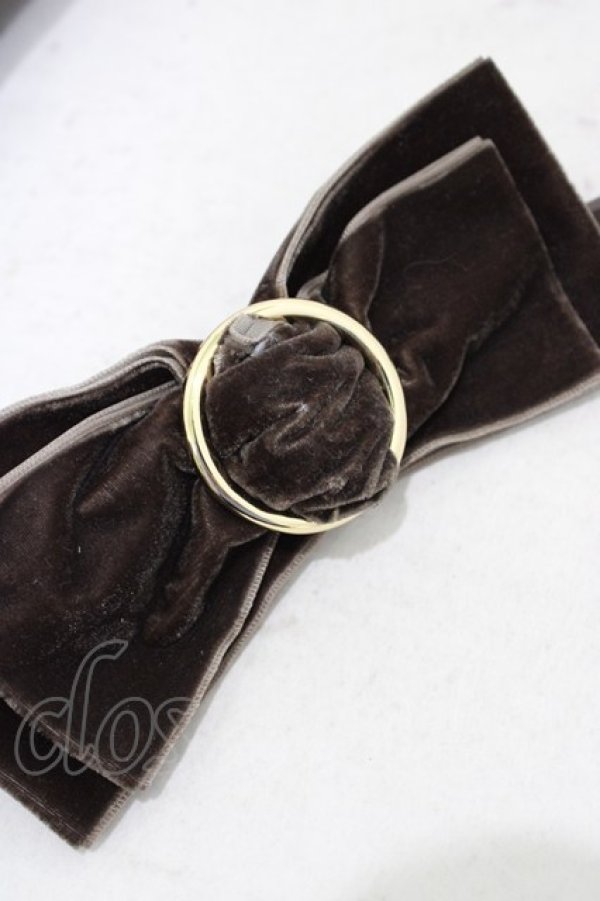 画像4: m petit by misako / AM*ハートリボンSLD  ブラウン H-26-03-24-1014-LO-BG-NS-ZH (4)