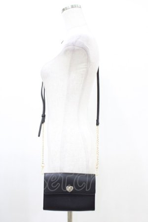 画像: m petit by misako / AM*ハートリボンSLD  ブラック H-26-03-24-1015-LO-BG-NS-ZH