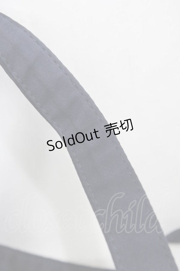 画像4: Maison de FLEUR / ダブルリボンギャザートートバッグ  ネイビー H-26-03-24-1016-LO-BG-NS-ZH (4)