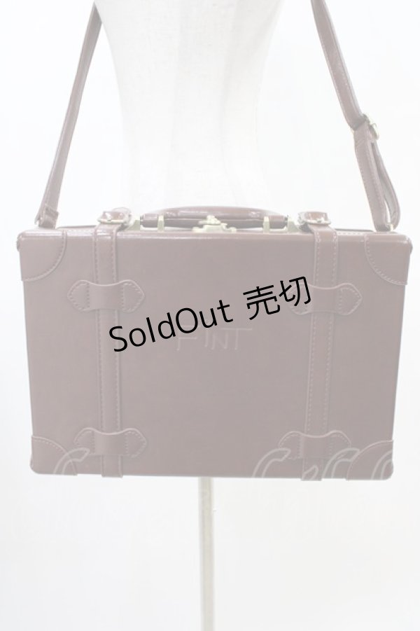 画像3: Fi.n.t / ベルト使いトランクバッグ  BROWN H-26-03-24-1017-CA-BG-NS-ZH (3)