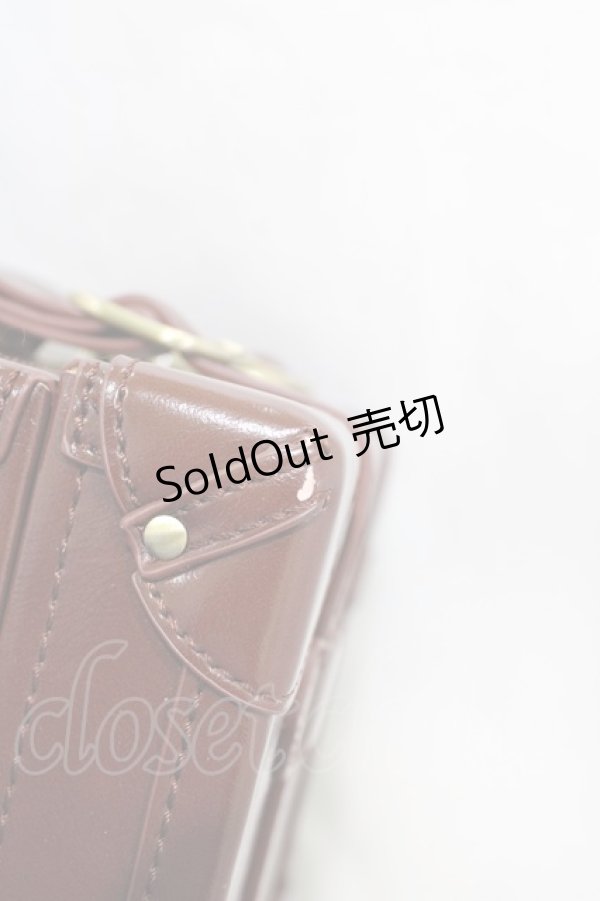 画像4: Fi.n.t / ベルト使いトランクバッグ  BROWN H-26-03-24-1017-CA-BG-NS-ZH (4)