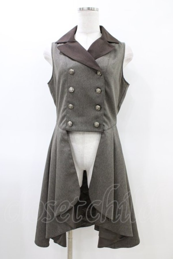 画像1: Innocent World / ローザプリーツテッドジャンパースカート M ショコラ H-26-03-24-1018-IW-OP-NS-ZH (1)