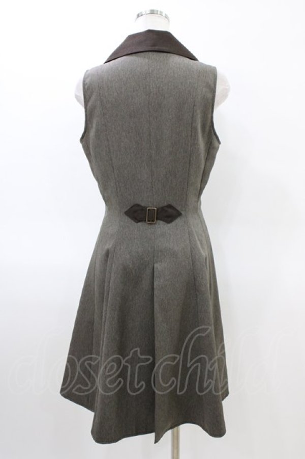 画像2: Innocent World / ローザプリーツテッドジャンパースカート M ショコラ H-26-03-24-1018-IW-OP-NS-ZH (2)