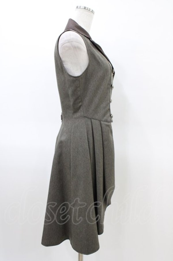 画像3: Innocent World / ローザプリーツテッドジャンパースカート M ショコラ H-26-03-24-1018-IW-OP-NS-ZH (3)