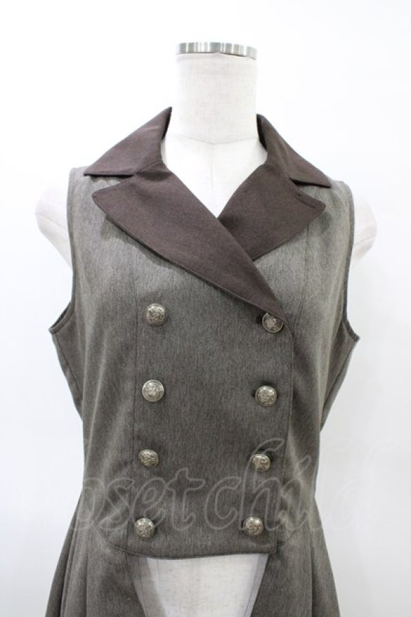 画像4: Innocent World / ローザプリーツテッドジャンパースカート M ショコラ H-26-03-24-1018-IW-OP-NS-ZH (4)