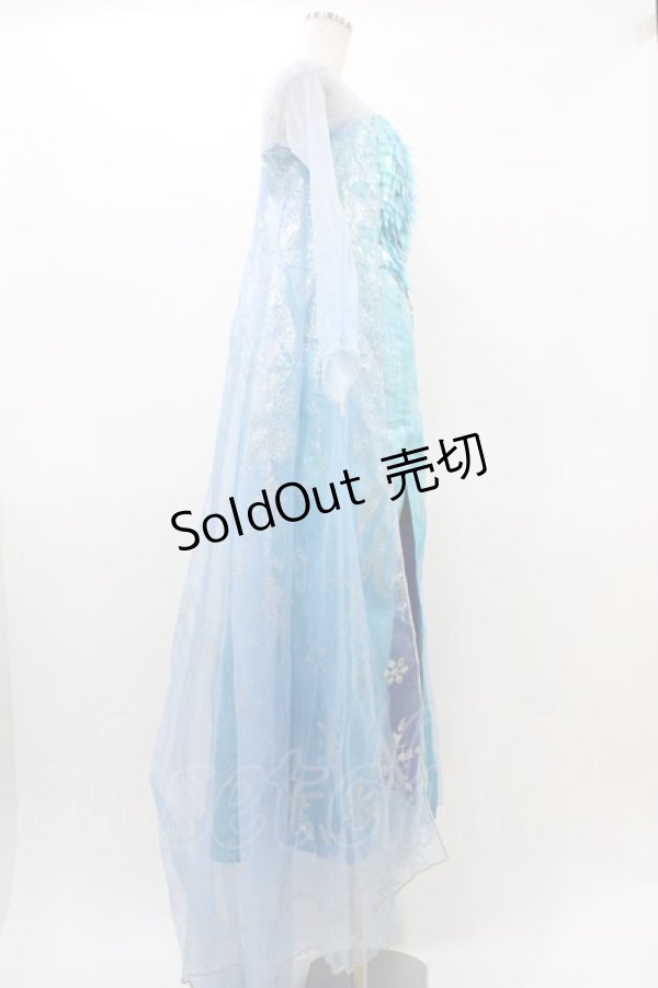 画像3: Secret Honey / Snow Queen Dress (Frozen Elsa ver.) Free ブルー H-26-03-24-1020-CA-OP-NS-ZH (3)