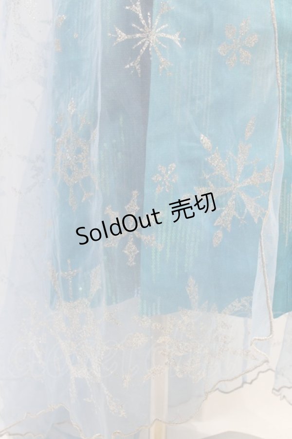 画像5: Secret Honey / Snow Queen Dress (Frozen Elsa ver.) Free ブルー H-26-03-24-1020-CA-OP-NS-ZH (5)