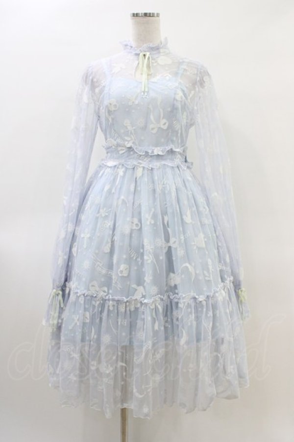 画像1: Angelic Pretty / Girl’s Heartワンピース Free サックス H-26-03-24-1021-AP-OP-NS-ZH (1)