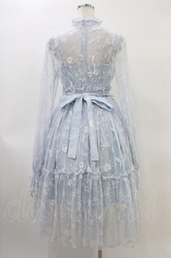 画像2: Angelic Pretty / Girl’s Heartワンピース Free サックス H-26-03-24-1021-AP-OP-NS-ZH (2)