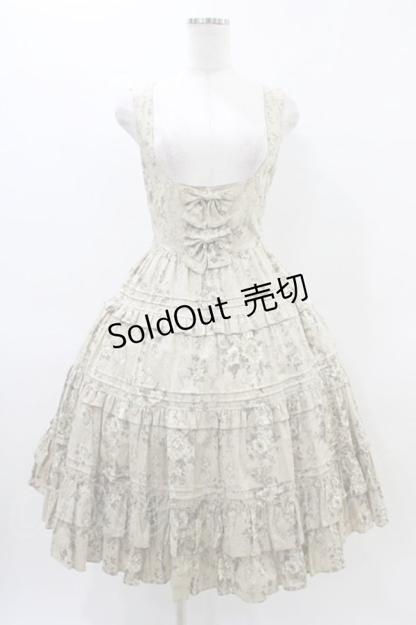 画像1: Innocent World / ロココ調コルセットジャンパースカート Free カフェオレ H-26-03-24-1024-IW-OP-NS-ZH (1)