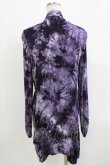 画像3: Ozz Croce / プリントロングカーディガン  パープル H-26-03-24-055-OO-TO-KB-ZH (3)