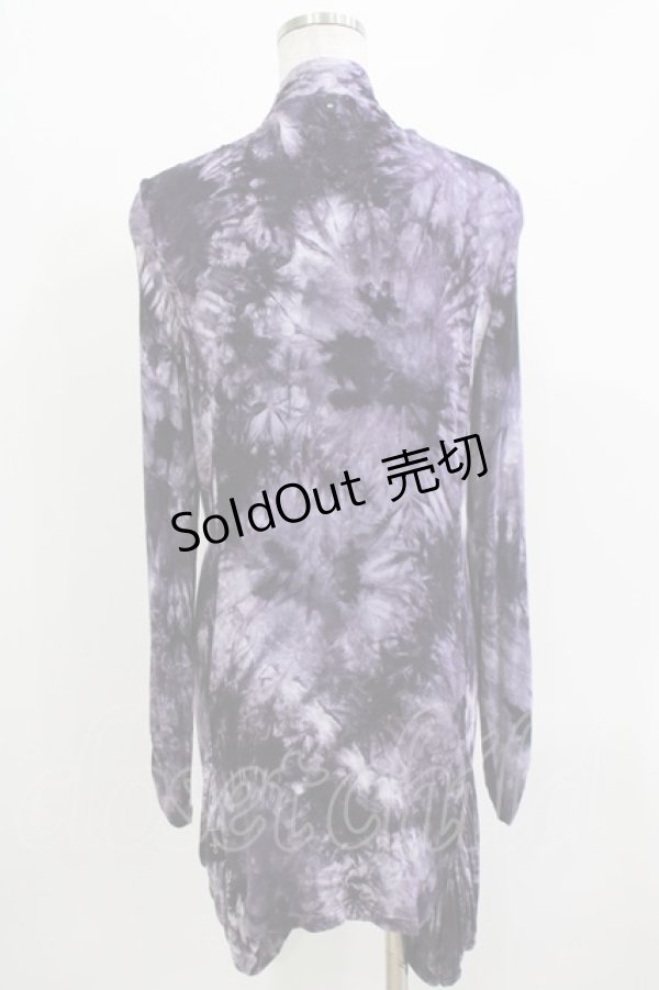 画像3: Ozz Croce / プリントロングカーディガン  パープル H-26-03-24-055-OO-TO-KB-ZH (3)