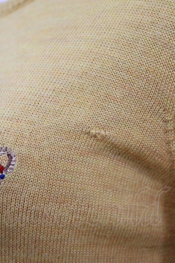 画像5: Jane Marple / エンブロイダリーカーディガン  マスタード H-26-03-24-064-JM-TO-KB-ZH (5)