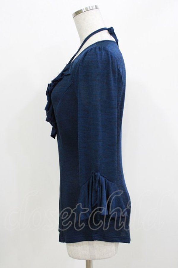 画像2: Rozen Kavalier / バック刺繍トップス  ネイビー H-26-03-24-065-OO-TO-KB-ZH (2)