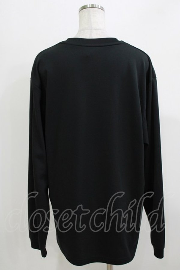 画像3: NieR Clothing / プリントLONG CUTSEW  黒×青 H-26-03-24-071-PU-TO-KB-ZH (3)