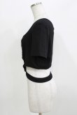 画像2: DARK IN LOVE / Punk locomotive check heart crop top XL ブラック H-26-03-24-073-PU-TO-KB-ZH (2)