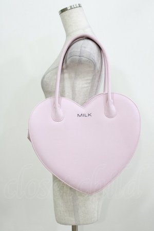 画像: MILK / ハートBAG  ピンク H-26-03-24-075-ML-BG-KB-ZH