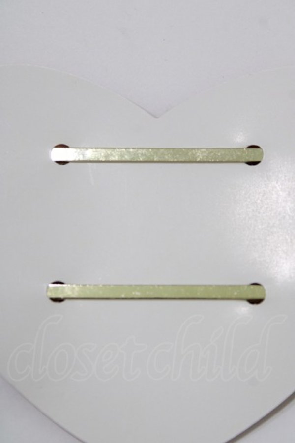 画像2: MILK / ツインヘアーピン  ゴールド H-26-03-24-077-ML-AC-AK-ZH (2)