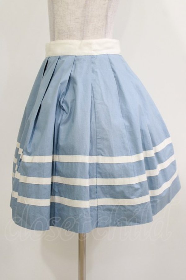 画像2: Jane Marple / グログランマリンスカート  サックス H-26-03-24-014-JM-SK-KB-ZH (2)