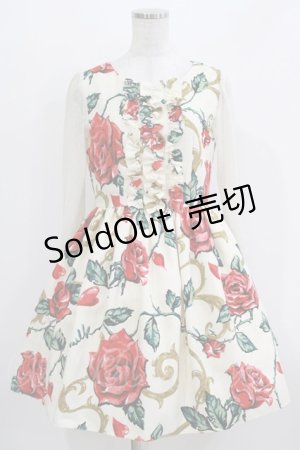 画像: MILK / ロージーローズドレス  レッドローズ H-26-03-24-002-ML-OP-KB-ZH