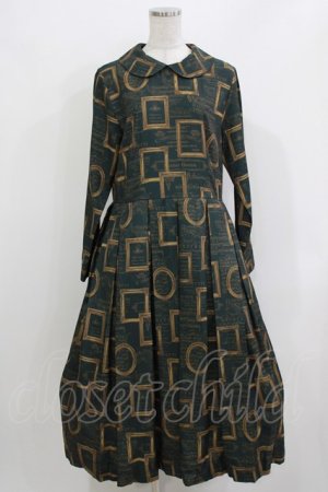 画像: Jane Marple / Eternal Framesデイドレス  ダークグリーン H-26-03-24-016-JM-OP-KB-ZH