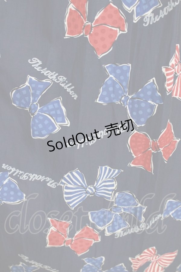 画像4: Jane Marple / Anniversary ribbonsマリンカラードレス  ネイビー H-26-03-24-019-JM-OP-KB-ZH (4)