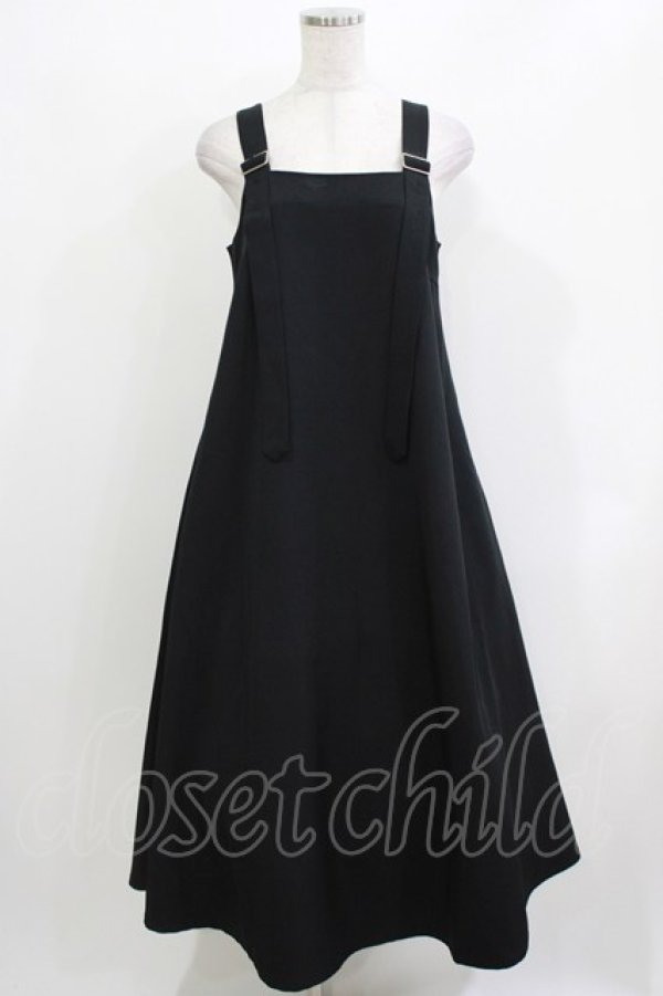 画像1: Candy Stripper / BELT STRAP JUMPER SKIRT S ブラック H-26-03-24-021-PU-OP-KB-ZH (1)