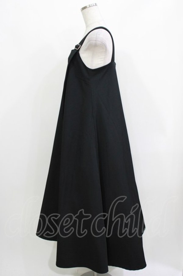 画像2: Candy Stripper / BELT STRAP JUMPER SKIRT S ブラック H-26-03-24-021-PU-OP-KB-ZH (2)