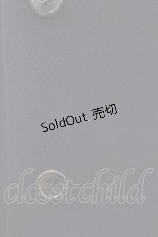 画像4: Jane Marple / ファーカラーのケープコート  ネイビー H-26-03-25-026-JM-CO-KB-ZH (4)