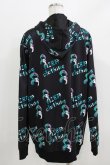 画像3: NieR Clothing / 総柄プルパーカー  黒×ONEくん H-26-03-25-037-PU-TO-KB-ZH (3)
