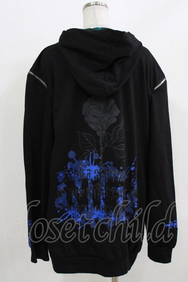 画像3: NieR Clothing / オフショルプルパーカー  黒 H-26-03-25-038-PU-TO-KB-ZH (3)