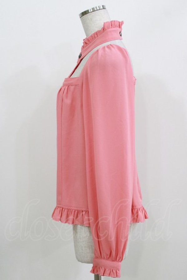 画像2: ALGONQUINS / スクエアネックホルタートップス F ピンク H-26-03-25-041-AL-TO-KB-ZH (2)