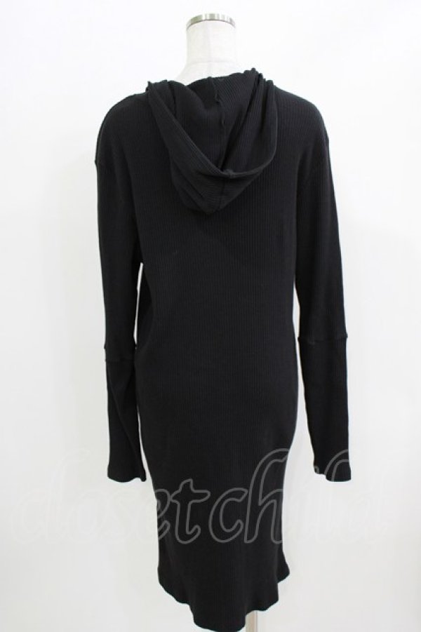 画像3: NieR Clothing / リブロングパーカー  ブラック H-26-03-25-044-PU-TO-KB-ZH (3)
