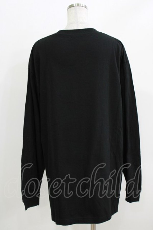画像3: NieR Clothing / プリントLONG CUTSEW XL ブラック/がおまる H-26-03-25-046-PU-TO-KB-ZH (3)