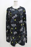 画像1: NieR Clothing / プリントトップス  スターロゴ H-26-03-25-047-PU-BL-KB-ZH (1)