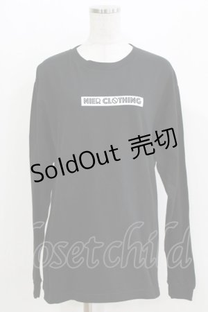 画像: NieR Clothing / BOX LOGO BLACK CUTSEW M 黒 H-26-03-25-049-PU-TO-KB-ZH