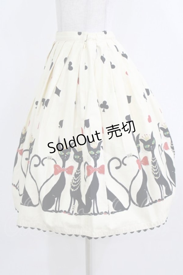 画像2: Emily Temple cute / トランプネコスカート  キナリ H-26-03-25-005-ET-SK-KB-ZH (2)